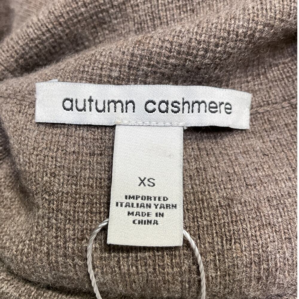 Autumn Cashmere Cozy Brown Cardigan Sweater Size XS - Picture 4 of 5